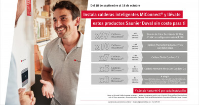 Saunier Duval promoción calderas septiembre